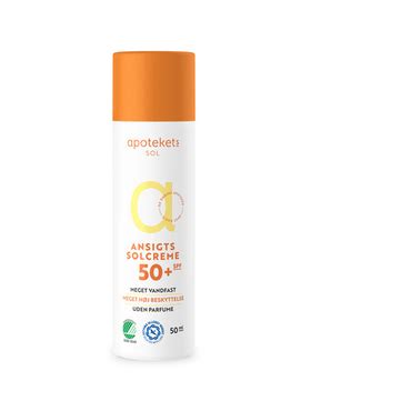 solcreme ansigt uden parfume